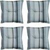 Madison - Zitkussen Righe grey - Ca. 50x50 cm - Set van 4 Clearance