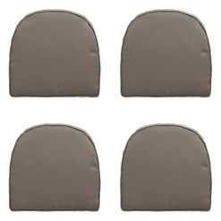 Madison - Zitkussen Wicker York Rib liver - Ca. 48x48 cm - Set van 4 New