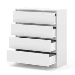 Homlando Maja dressoir S4 40x90x104 cm wit mat met 4 lades Hot
