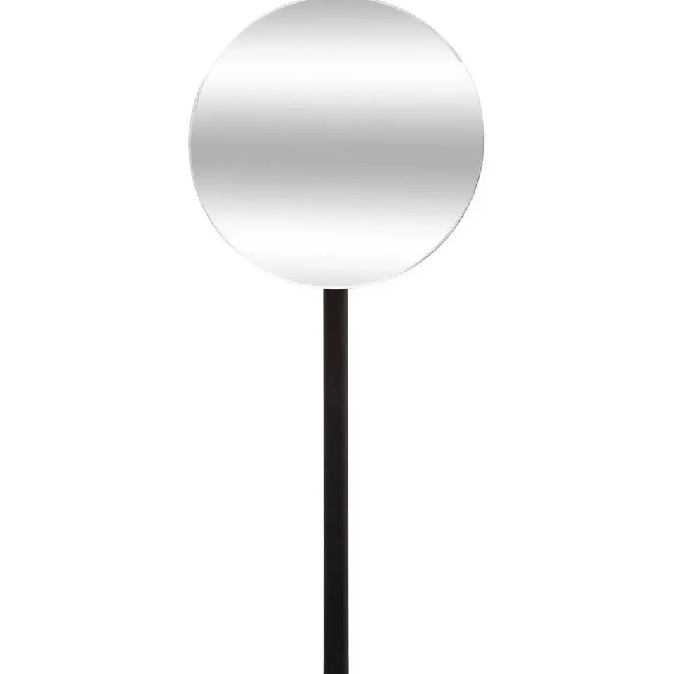 5five Make-up organizer/opberger met spiegel 14 x 14 x 35 cm zalmroze