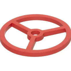 5five Make-up organizer/opberger met spiegel 14 x 14 x 35 cm zalmroze