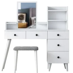 Arabic House Make-up Tafel - 112cm - Incl. Kruk - Bulon Best