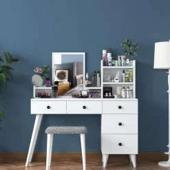 Arabic House Make-up Tafel - 112cm - Incl. Kruk - Bulon Best