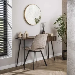 Giga Living Make-up Tafel Bruin Acaciahout - 120x35x76cm - Carve Hot