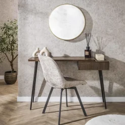 Giga Living Make-up Tafel Bruin Acaciahout - 120x35x76cm - Carve Hot