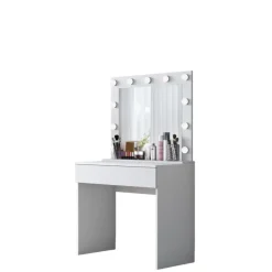 Arabic House Make-up Tafel Wit - 90cm - Incl. Spiegel - Bengisu Sale