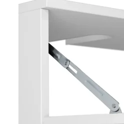 Dorel Home Malika - Wastafelonderkast 60 cm met 1 klep 1 lade in antraciet wit New