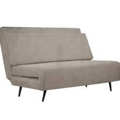 Dorel Home Mallory - Slaapbank 140 cm in taupe fluweel Best