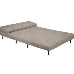 Dorel Home Mallory - Slaapbank 140 cm in taupe fluweel Best