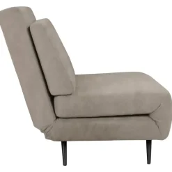 Dorel Home Mallory - Slaapbank 140 cm in taupe fluweel Best