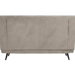 Dorel Home Mallory - Slaapbank 140 cm in taupe fluweel Best