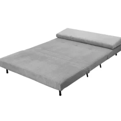 Dorel Home Mallory - Slaapbank 140 cm in grijze stof Best