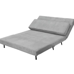 Dorel Home Mallory - Slaapbank 140 cm in grijze stof Best