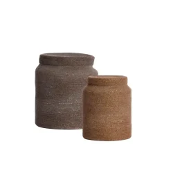 Light & Living Mand Betania - Donkerbruin - Ø33cm - Set van 2 Clearance