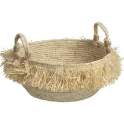 Leen Bakker Mand Fringes - naturel - 20xØ35 cm Hot