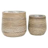 House Nordic Mand Naturel Rotan - Set Van 2 - Moro Kubu Online