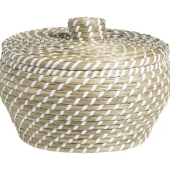 Leen Bakker Mand Noa - naturel zeegras - 20xØ27xØ22 cm Hot