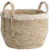 Leen Bakker Mand Pablo L - naturel - stro - 32xØ33,5 cm Sale