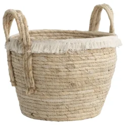 Leen Bakker Mand Pablo M - naturel - stro - 29,5xØ30 cm Hot