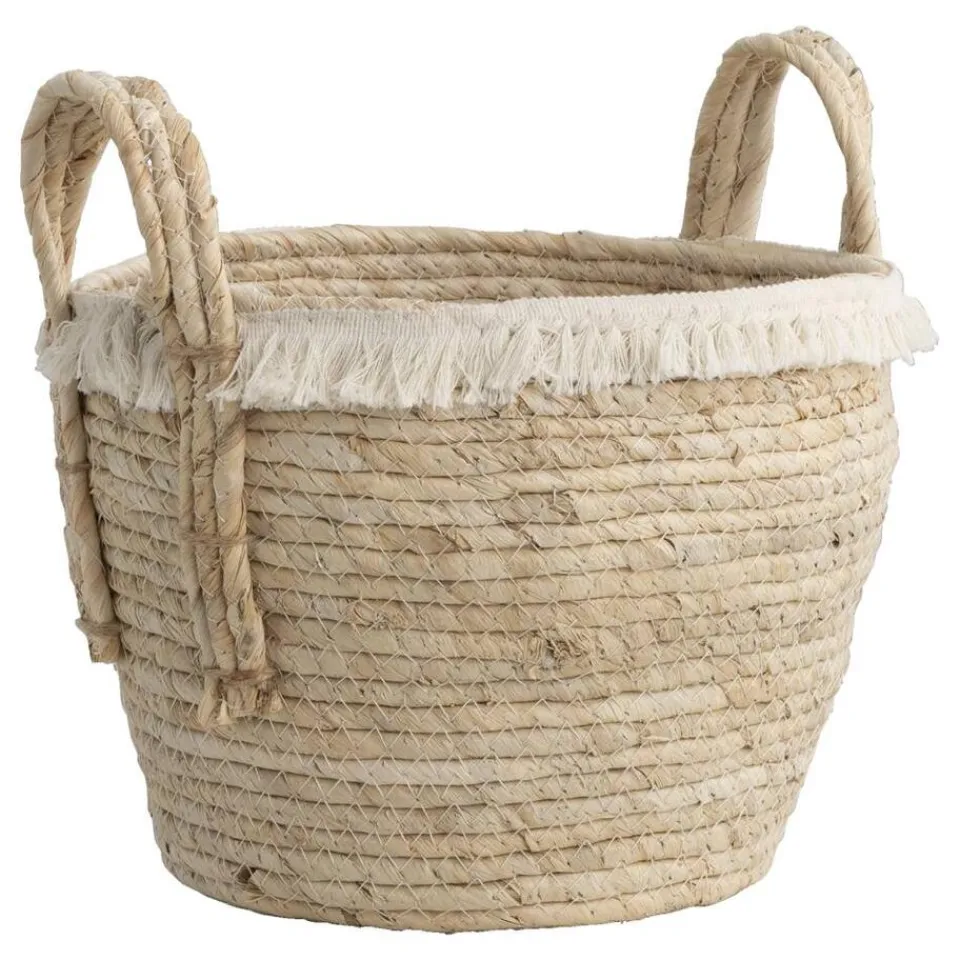 Leen Bakker Mand Pablo M - naturel - stro - 29,5xØ30 cm Hot