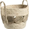 Leen Bakker Mand Rondo - naturel - 33xØ36 cm Sale