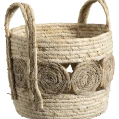 Leen Bakker Mand Rondo - naturel - 29xØ29 cm