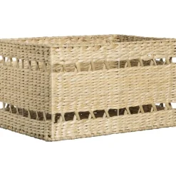 Leen Bakker Mand Saar L - naturel - 20x35x24 cm Clearance