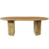 Mangohoutonline - Eettafel Chiara 210x100cm Rechthoekig - Bruin - Mahom Sale