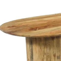 Mangohoutonline - Eettafel Chiara 210x100cm Rechthoekig - Bruin - Mahom Sale