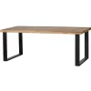 Mangohoutonline - Eettafel Britt 280x120cm Rechthoekig - Bruin - Mahom Online