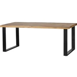 Mangohoutonline - Eettafel Britt 280x120cm Rechthoekig - Bruin - Mahom Online