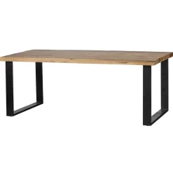 Mangohoutonline - Eettafel Britt 280x120cm Rechthoekig - Bruin - Mahom Online