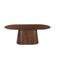 Mangohoutonline - Eettafel Nova Capsule Donkerbruin 240x110cm Rechthoekig Sale