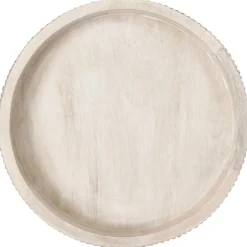 Leen Bakker MANSOURA - Dienblad set van 2 - Lichtbruin - Mangohout Hot