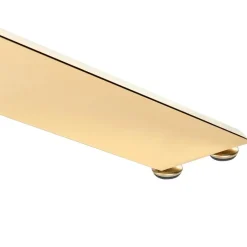 Beliani MARAMO - Eettafel - Goud - ⌀120 cm - Veiligheidsglas Clearance