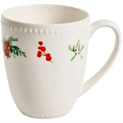 Leen Bakker MARJORAM - 16-delige serviesset - Wit - Porselein Hot