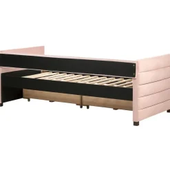 Beliani MARRAY - Slaapbank - Roze - 90 x 200 cm - Fluweel Sale