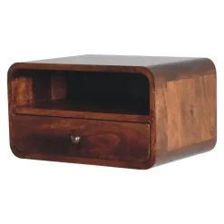 Artisan Furniture Massief Houten Vloeiende Eiken Sidetable Online