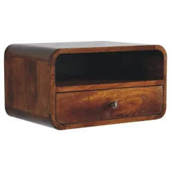 Artisan Furniture Massief Houten Vloeiende Eiken Sidetable Online