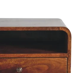 Artisan Furniture Massief Houten Vloeiende Eiken Sidetable Online