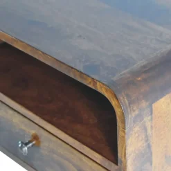 Artisan Furniture Massief Houten Vloeiende Eiken Sidetable Online