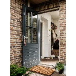 Leen Bakker Mat Draco - kokos - 39x59 cm