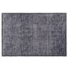 Leen Bakker Mat Soft & Deco Velvet - antraciet - 67x100 cm Best