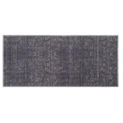 Leen Bakker Mat Universal Velvet - antraciet - 67x150 cm Discount