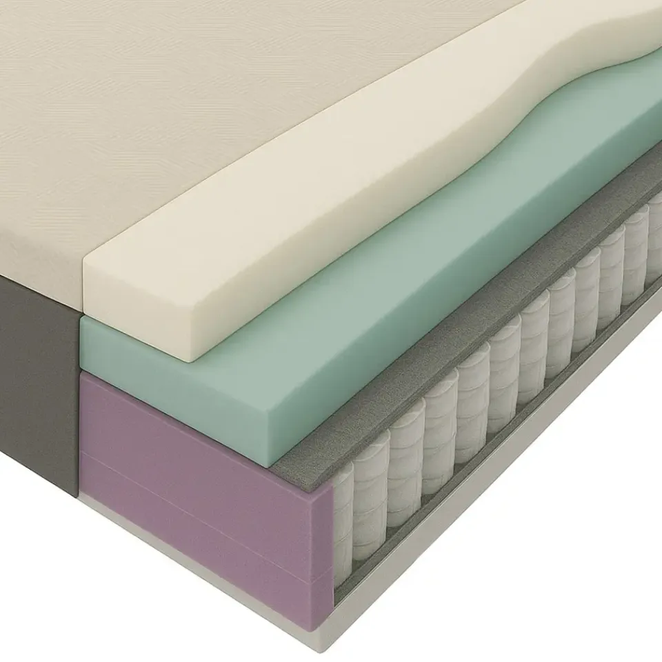 Leen Bakker Matras Mats pocketvering - 80x200x25 cm Online