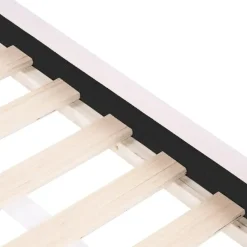 Beliani MAZOU - Eenpersoonsbed - Roze - 90 x 200 cm - Fluweel Discount