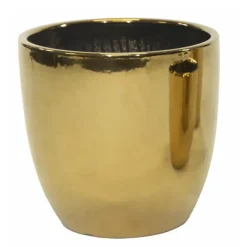 Mega Collections Bloempot Emperor - rond - goud - D30 x H31 cm Sale