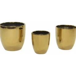 Mega Collections Bloempot Emperor - rond - goud - D30 x H31 cm Sale