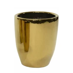 Mega Collections Bloempot Emperor - rond - goud - D33 x H38 cm Hot
