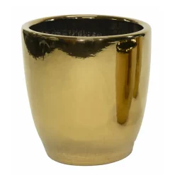 Mega Collections Bloempot Emperor - rond - goud - D39 x H42 cm Online